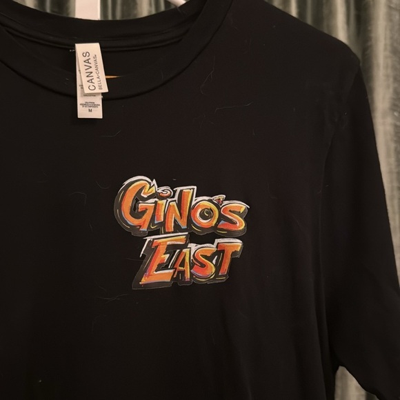 Gino’s East Deep Dish Chicago Style Black T-Shirt Size Medium EUC - Picture 3 of 5